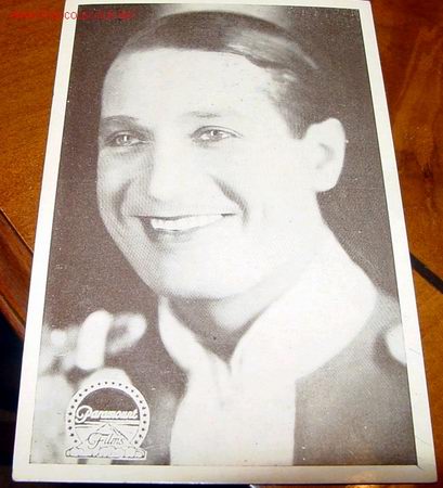 Kino: ANTIGUA  FOTO DE PUBLICIDAD DE UNA PELICULA DE LA PARAMOUNT DE LOS A&Ntilde;OS 20 Y 30 - CASA DIEGO FABRICA
