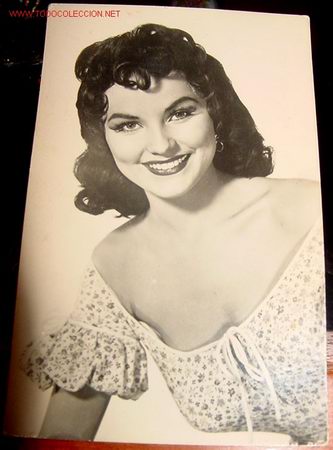 Kino: ANTIGUA FOTO POSTAL DE DEBRA PAGET