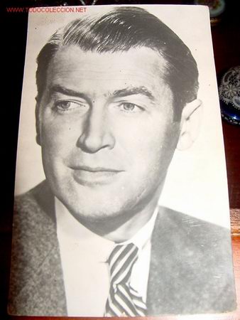Cine: ANTIGUA FOTO POSTAL DE JAMES STEWART