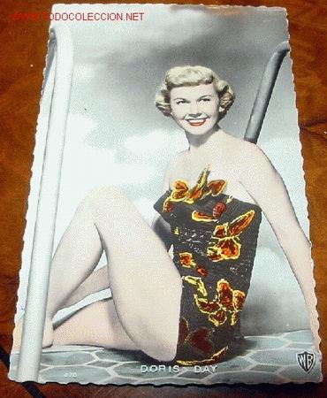 Cine: ANTIGUA FOTO POSTAL DE DORIS DAY ACTRIZ DE CINE, 1953