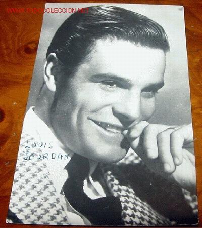 Cin&eacute;ma: ANTIGUA FOTO  POSTAL DEL ACTOR DE CINE LOUIS JOURDAN , A&Ntilde;OS 50