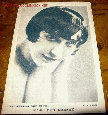Kino: ANTIGUA POSTAL DE FIFI DORSAY, ACTOR DEL CINE MUDO - FOX FILM - EDITORIAL GRAFICA - BARCELONA