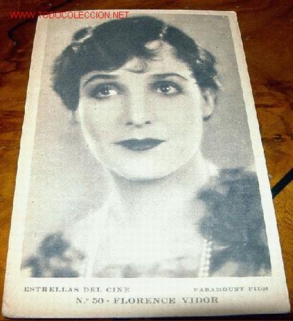 Kino: ANTIGUA POSTAL DE FLORENCE VIDOR, ACTOR DEL CINE MUDO - PARAMOUNT  FILM - EDITORIAL GRAFICA - BARCEL