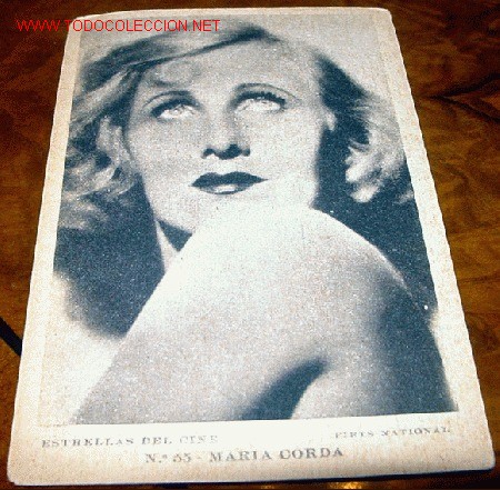 Cin&eacute;ma: ANTIGUA POSTAL DE MARIA CORDA, ACTRIZ DEL CINE MUDO - FIRTS NATIONAL  - EDITORIAL GRAFICA - BARCELON
