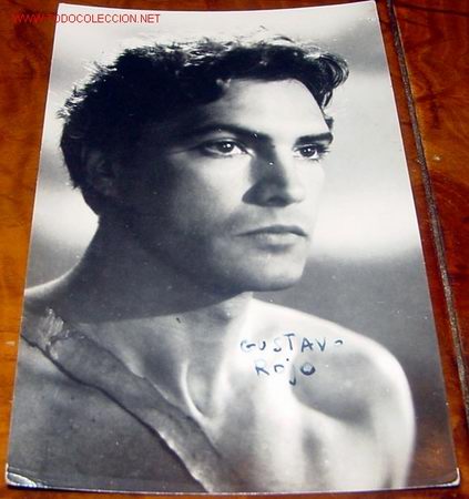 Cin&eacute;ma: ANTIGUA FOTO POSTAL  DE GUSTAVO ROJO - ACTOR DE CINE, INTERPRETE DE PARSIFAL