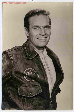 Cine: POSTAL   CHARLTON HESTON EN SECRETO DE LOS INCAS