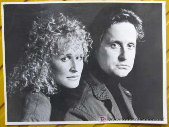 Cine: FOTOGRAFIA ORIGINAL DE LA PELICULA ATRACCION FATAL CON Michael Douglas Glenn Close  Anne Archer