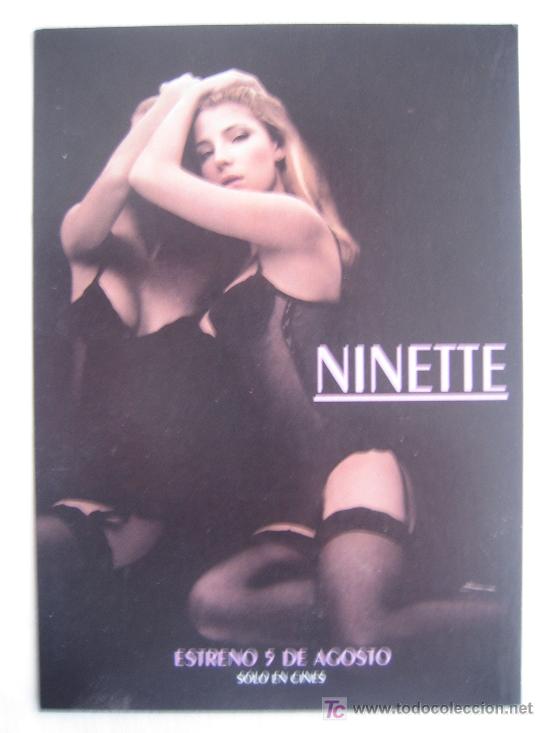 Cine: Ninette - Elsa Pataky - Miguel Mihura - jose luis garci folleto de mano