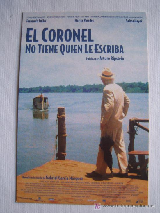 Cine: El coronel no tiene quien le escriba - Gabriel Garcia Marquez