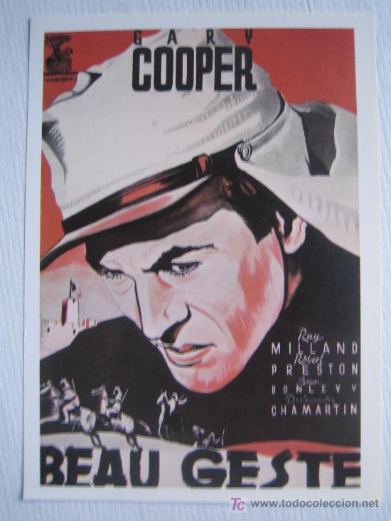 Cine: Beau Geste - Gary Cooper - ray milland robert preston