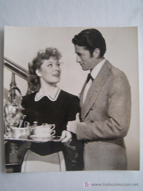 Cine: El valle del destino - foto b/n original - Gregory Peck greer garson