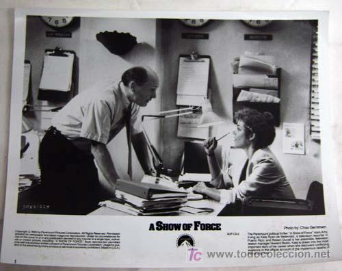 Cine: Fotograf&iacute;a original Chas Gerretsen pel&iacute;cula A Show of Force Amy Irving Paramount 1990