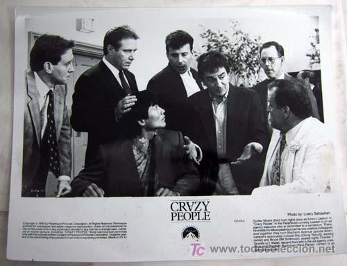 Cine: Fotograf&iacute;a original Lorey Sebastian pel&iacute;cula Crazy People Paramount 1990 26 cm x 25 cm