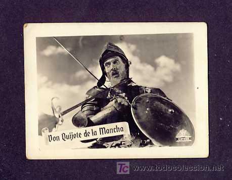 Cine: Foto de la pelicula DON QUIJOTE DE LA MANCHA (9 x 7 cms)