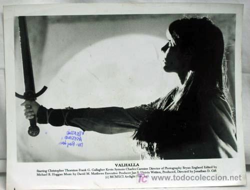 Cine: Foto original pel&iacute;cula Valhalla 1991 Dir Jonathan D Gift Kevin Symons 25,5 cm x 20,5 cm