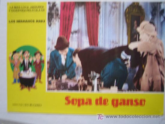 Cine: Sopa de ganso - Hermanos Marx - 1 fotocromo de la reposicion