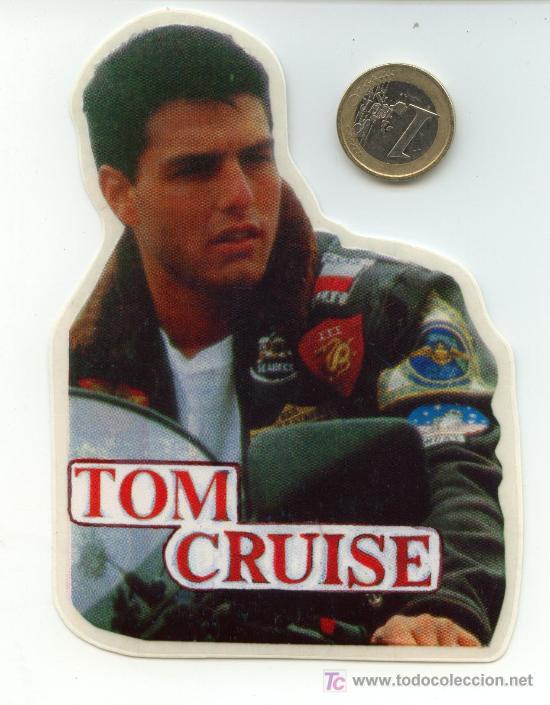 Cinema: ADHESIVO-PEGATINA  A&Ntilde;OS 80   TOM CRUISE