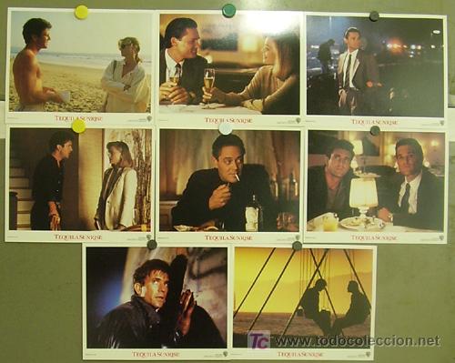 Cine: T07406 CONEXION TEQUILA MEL GIBSON MICHELLE PFEIFFER KURT RUSSELL SET COMPLETO 8 FOTOCROMOS ORIG USA