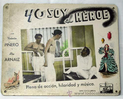 Kino: Cartelera comedia Yo soy el h&eacute;roe Arce Films Federico Pi&ntilde;ero Elsa Arnaiz a&ntilde;os 60