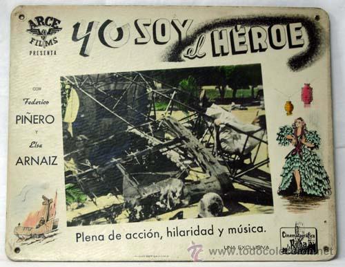 Kino: Cartelera comedia Yo soy el h&eacute;roe Arce Films Federico Pi&ntilde;ero Elsa Arnaiz a&ntilde;os 60