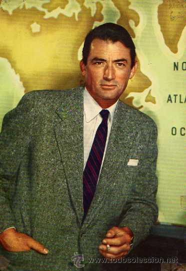 Cine: POSTAL GREGORY PECK, N24