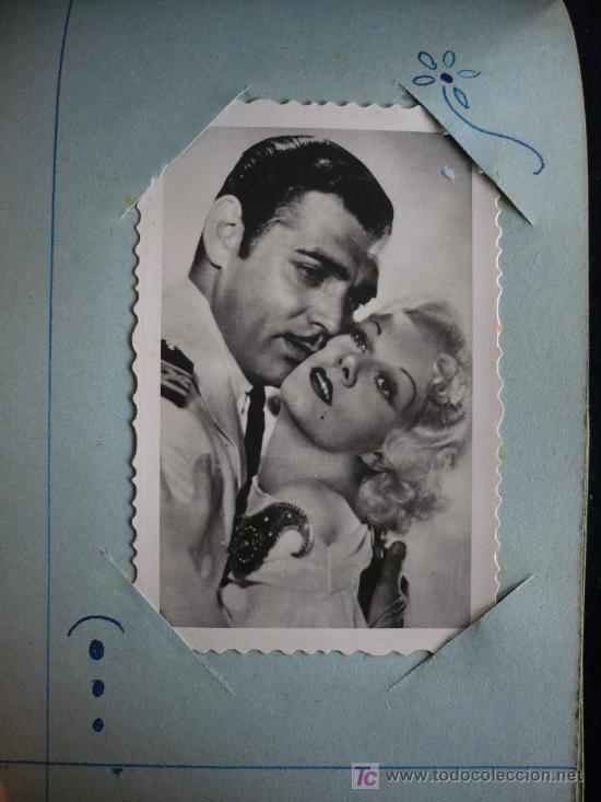 Cin&eacute;ma: ALBUM PAREJAS DE HOLLYWOOD. 12 FOTOGRAFIAS. ALGUNAS TROQUELADAS.  9X6 Y 6X9