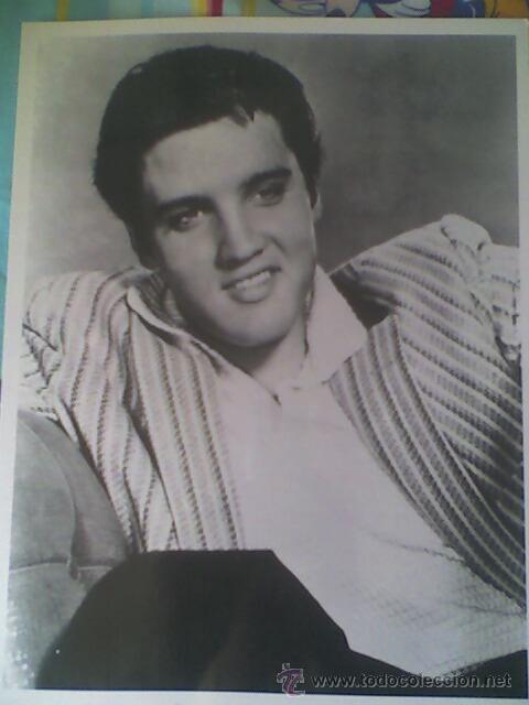 Cine: elvis presley foto ficha historia del cantante artista tama&ntilde;o folio