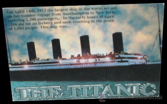 Cine: TITANIC LEONARDO DI CAPRIO