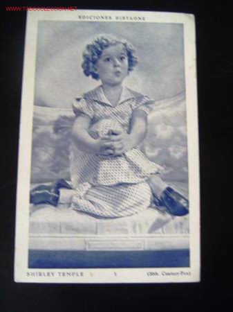 Cine: FOTOS POSTAL SHIRLEY TEMPLE-CINCO UNIDADES