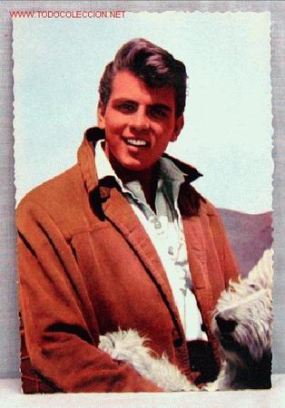 Cine: Postal actor Fabian Int&eacute;rprete Alaska tierra de oro Archivo Bermejo Imp Esplugas 1963