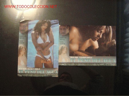 Cine: 2 fotocromos de 'El peso del agua', con Sean Penn.