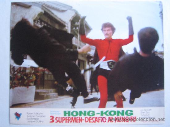 Cine: Hong Kong 3 supermen desafio al kung fu - 1 fotocromo original del estreno
