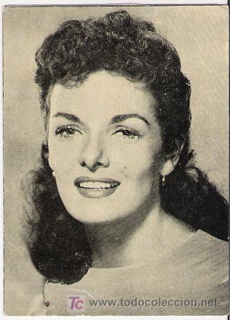 Kino: 0096 - PUBLICIDAD Bonita postal fotografica de JANE RUSSELL obsequio de la Revista Florita