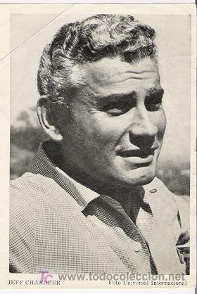 Kino: 0093 - PUBLICIDAD Gran fotografia de JEFF CHANDLER obsequio de la Revista Florita