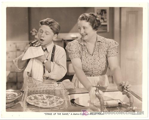 Cine: F1090 MICKEY ROONEY ANN SHOEMAKER ARMONIAS DE JUVENTUD FOTO ORIGINAL B/N AMERICANA
