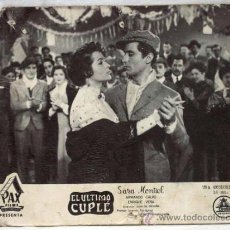 Cine: CARTELERA EL ÚLTIMO CUPLÉ 1957 CON SARA MONTIEL ARMANDO CALVO ENRIQUE VERA DE JUAN ORDUÑA. Lote 315447363