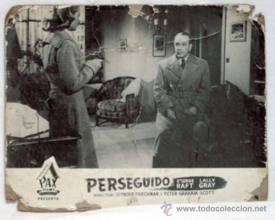 Cinema: Cartelera Perseguido Escape Route 1953 Peter Graham Scott Seymour Friedman de Pax Films