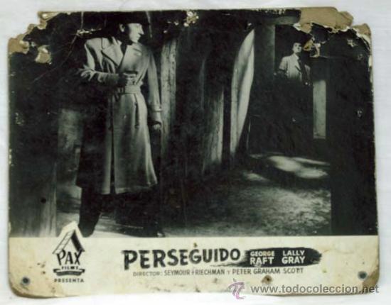 Cinema: Cartelera Perseguido Escape Route 1953 Peter Graham Scott Seymour Friedman de Pax Films