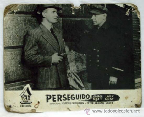 Cine: Cartelera Perseguido Escape Route 1953 Peter Graham Scott Seymour Friedman de Pax Films