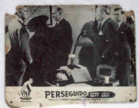 Cine: Cartelera Perseguido Escape Route 1953 Peter Graham Scott Seymour Friedman de Pax Films