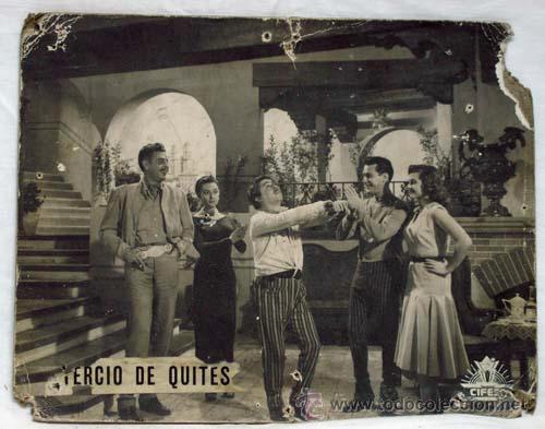 Cinema: Cartelera Tercio de Quites 1951 Mario Cabr&eacute; Lina Rosales de Emilio G&oacute;mez Muriel de Cifesa