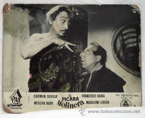 Cine: Cartelera La p&iacute;cara molinera 1954 Carmen Sevilla Francisco Rabal de Le&oacute;n Klimovsky de Pax Films