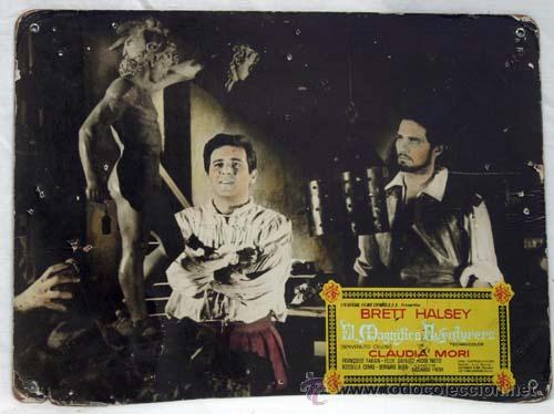Cinema: Cartelera El magn&iacute;fico aventurero 1963 Brett Halsey Claudia Mori de Riccardo Fredda Universal Films