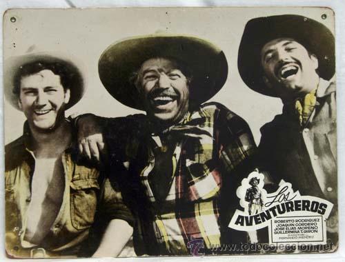 Cine: Cartelera Los aventureros 1954 Roberto Rodr&iacute;guez, Joaqu&iacute;n Cordero de Fernando M&eacute;ndez