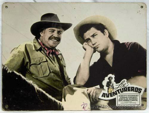 Cine: Cartelera Los aventureros 1954 Roberto Rodr&iacute;guez, Joaqu&iacute;n Cordero de Fernando M&eacute;ndez