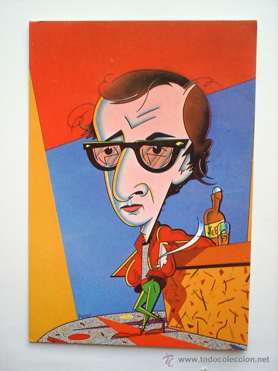 Cine: POSTAL-WOODY ALLEN -EDICIONES STAR-DE PERET