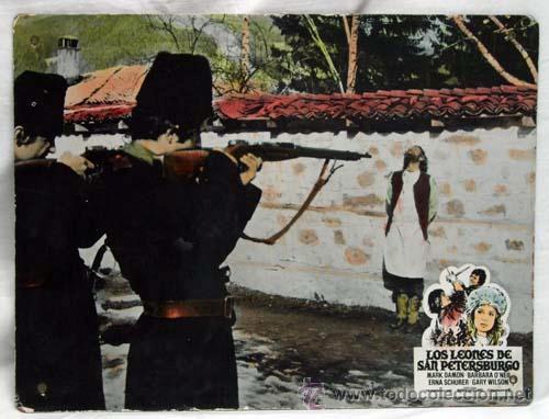 Cinema: Cartelera Los leones de San Petersburgo 1972 Mark Damon B&aacute;rbara O'Neil Mario Siciliano Cinemascope