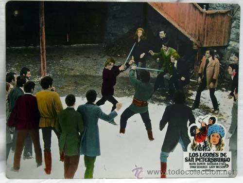Cine: Cartelera Los leones de San Petersburgo 1972 Mark Damon B&aacute;rbara O'Neil Mario Siciliano Cinemascope