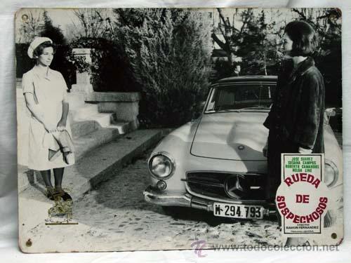 Cine: Cartelera Rueda de sospechosos 1964 Jos&eacute; Suarez Susana Campos de Ram&oacute;n Fern&aacute;ndez de Urfesa