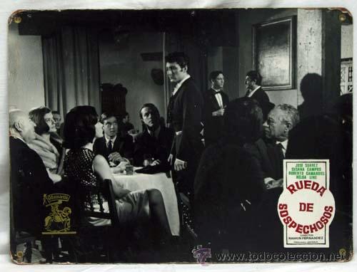Cinema: Cartelera Rueda de sospechosos 1964 Jos&eacute; Suarez Susana Campos de Ram&oacute;n Fern&aacute;ndez de Urfesa